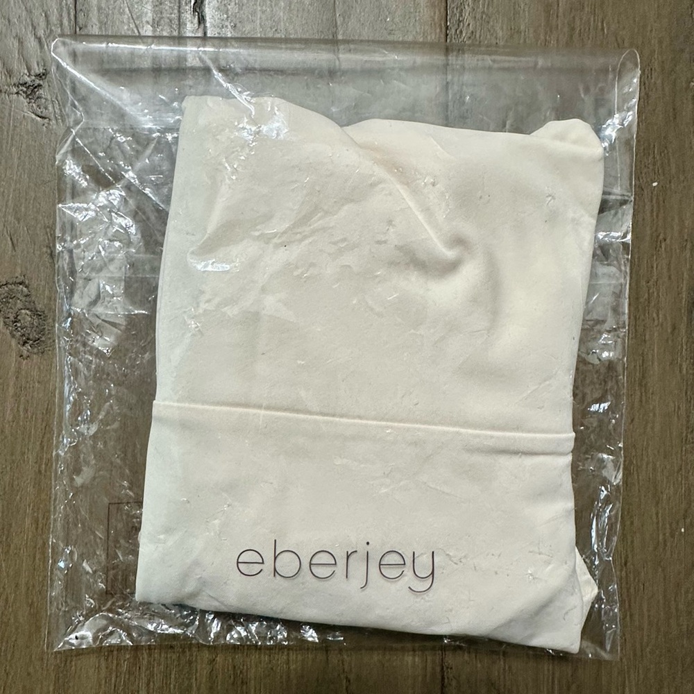 NWT Eberjey Women’s Standard So Solid Coco Bikini BOTTOM ONLY - Medium - Ecru - Picture 6 of 7